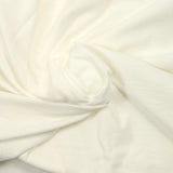 Jersey de coton flammé blanc d'oeuf