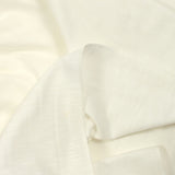 Jersey de coton flammé blanc d'oeuf