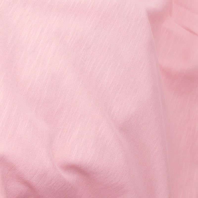 Jersey de coton flammé rose flamant