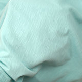 Jersey de coton flammé cyan