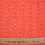 Broderie anglaise Izanagi saumon