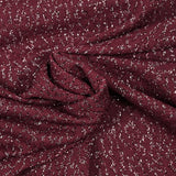 Maille Lurex Sunny ajourée fond lie de vin