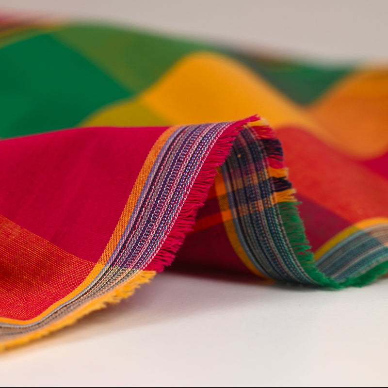 Cotton madras n ° 124