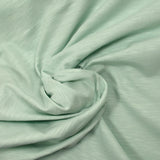 Jersey de coton flammé menthe glacée