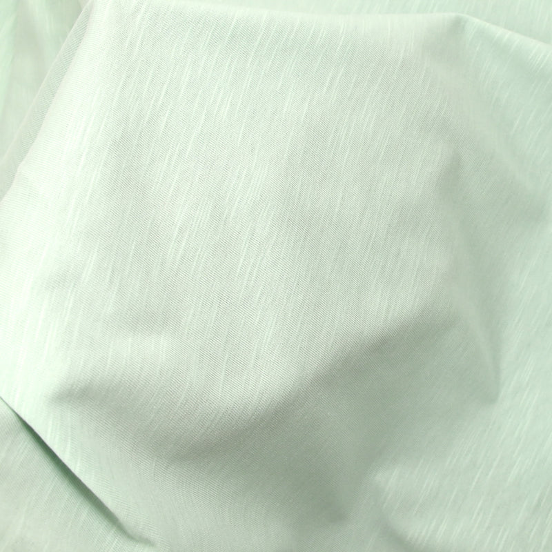 Jersey de coton flammé menthe glacée