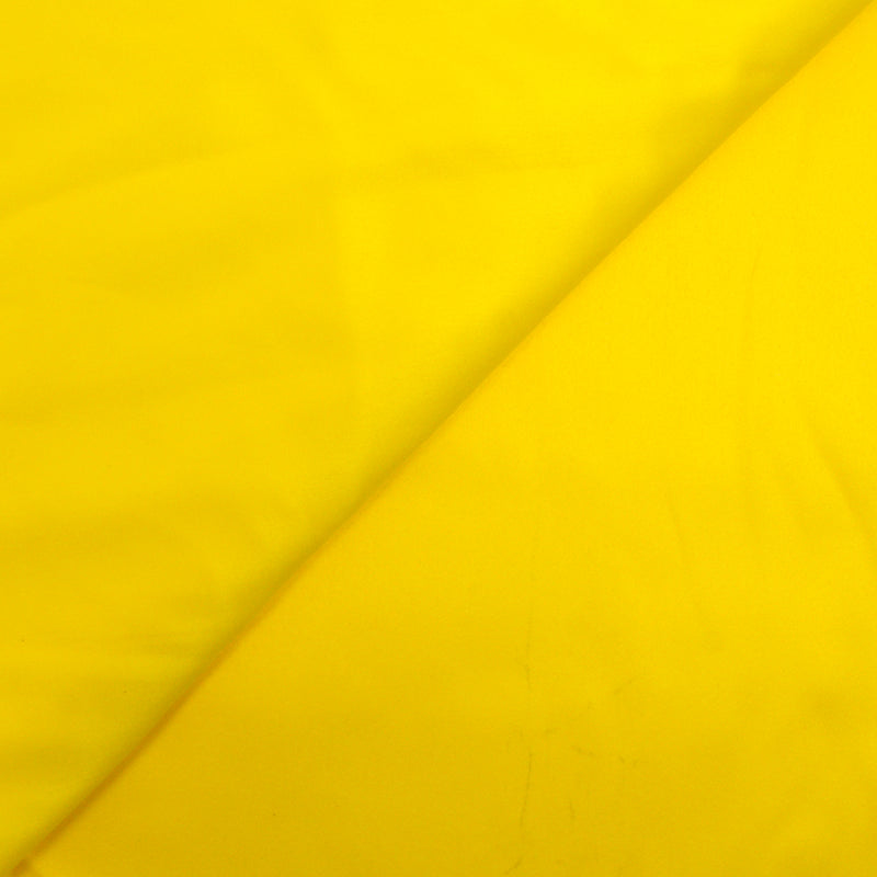 Satin polyester fin jaune