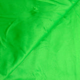 Satin polyester fin vert gazon