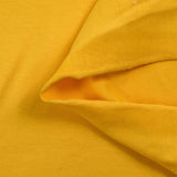 Jersey de coton jaune soleil