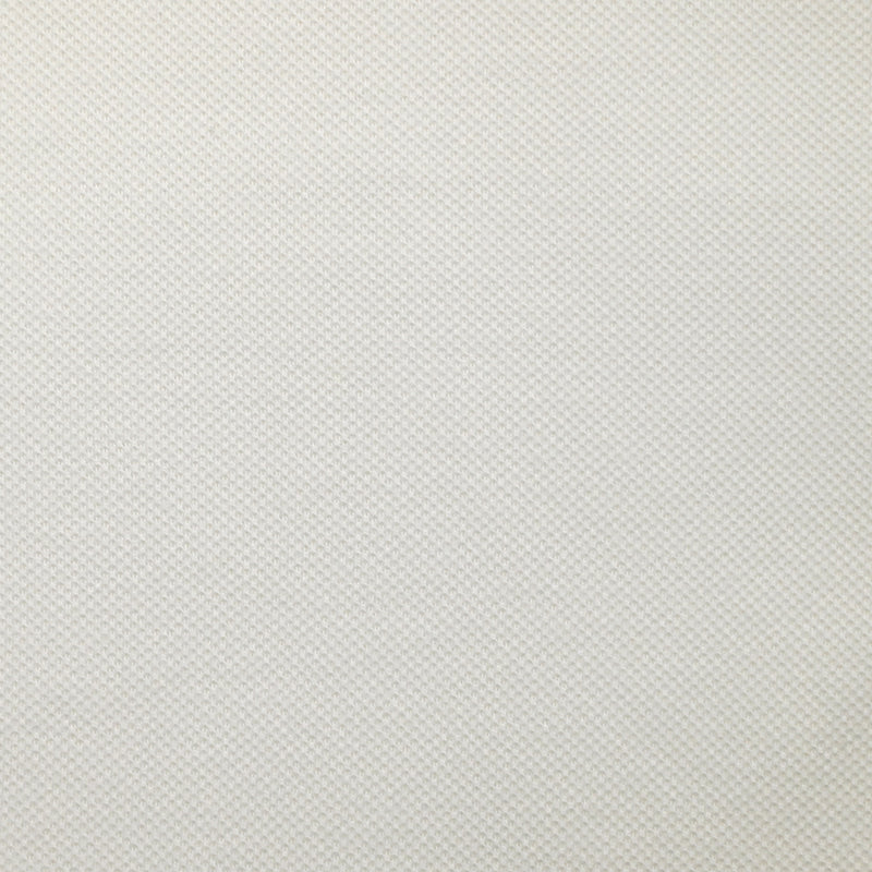 Maille polo coton fine blanc