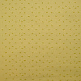 Maille polo coton imprimée sésame et lettres fond jaune