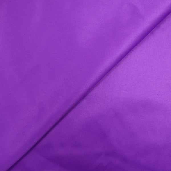 Satin polyester fin violet