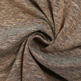 Jersey de polycoton Lurex bronze fond grège chiné