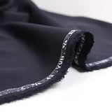 Tissu tailleur laine mélangée marine