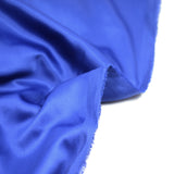Satin polyester fin bleu marine