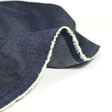 Chambray de coton marine