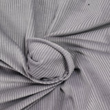 Velours côtelé 100% coton 2 mm gris perle