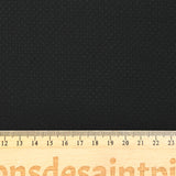 Voile de viscose jacquard satiné Sana noir
