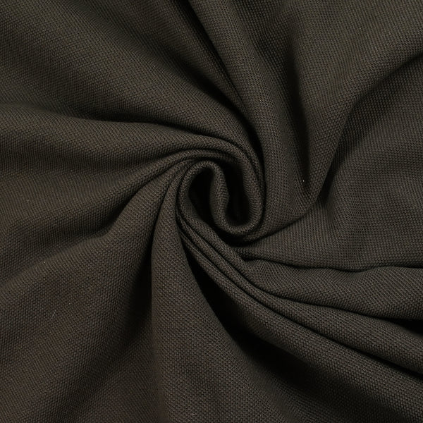 Maille polo coton marron