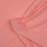 Jersey de polyester flammé rose bubblegum