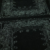 Jersey de laine mélangée bandana noir