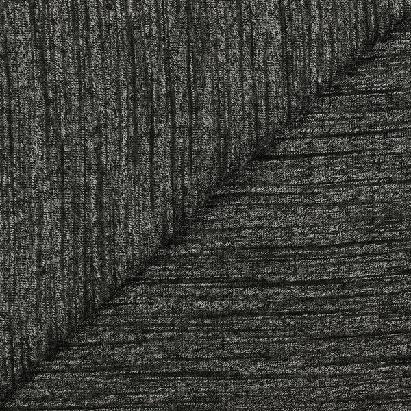 Maille de polyester chinée anthracite