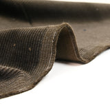 Velours côtelé 100% coton 2 mm brun olive