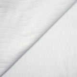 Jersey polyester vague blanc