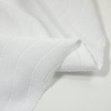 Jersey polyester vague blanc