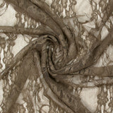 Dentelle polyester Noémie taupe