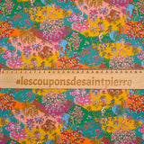 Coton liberty ® Little Landscape fond multicolore au mètre