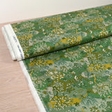 Coton liberty ® Little Landscape fond vert au mètre
