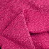 Tweed de laine mélangée rose