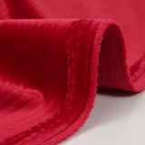 Jersey de velours côtelé cerise