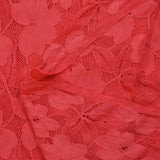 Dentelle polyester Thalia corail