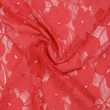Dentelle polyester Thalia corail