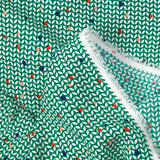 Microfibre imprimée polyester confetti végétal fond vert