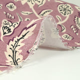 Coton indien imprimé Miraz violet