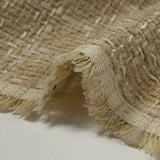 Tweed de polyester Camille fond beige