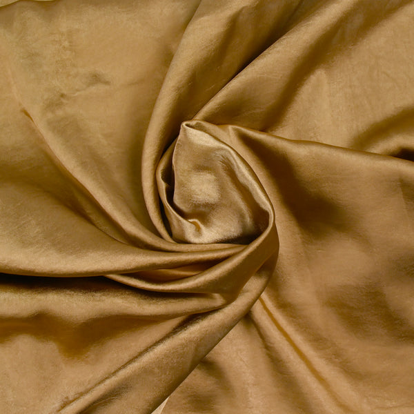 Satin polyester lourd bronze
