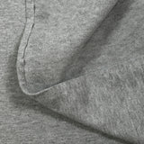 Heather gray cotton jersey