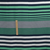 Crêpe Viscose Printed Variations of Green Water Scratches