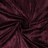 Jersey velours plissé prune