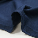 Jersey de coton bleu foncé