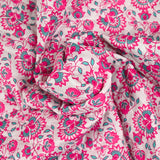 Coton matelassé double face Sandhya rose au mètre