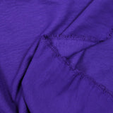 Polyester fluide froissé violet