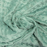 Fleece Minky Water Green Relief