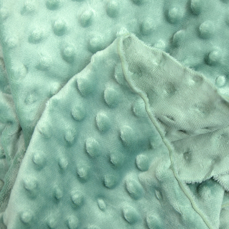 Fleece Minky Water Green Relief