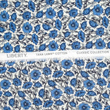 Coton liberty ® Astell Reece bleu au mètre