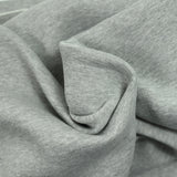 Thick chined gray minkee fabric