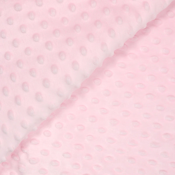Polaire minky relief rose